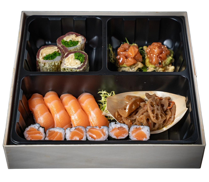 Roasted Shrimp Bento