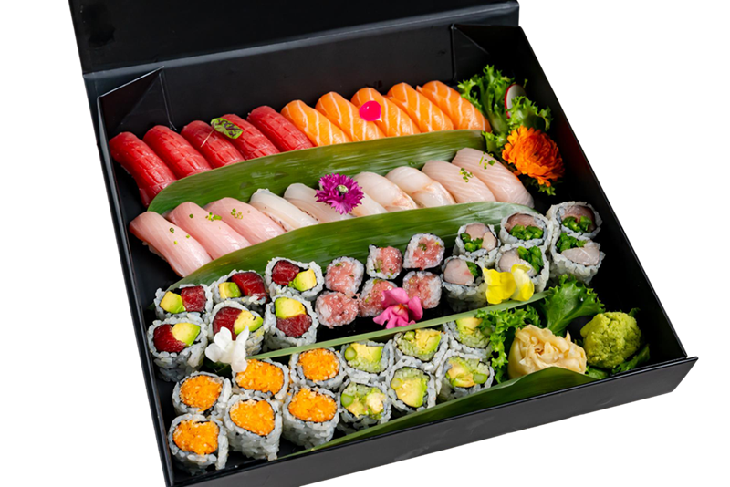 Sushi Nigiri & Classic Rolls Platter - $115